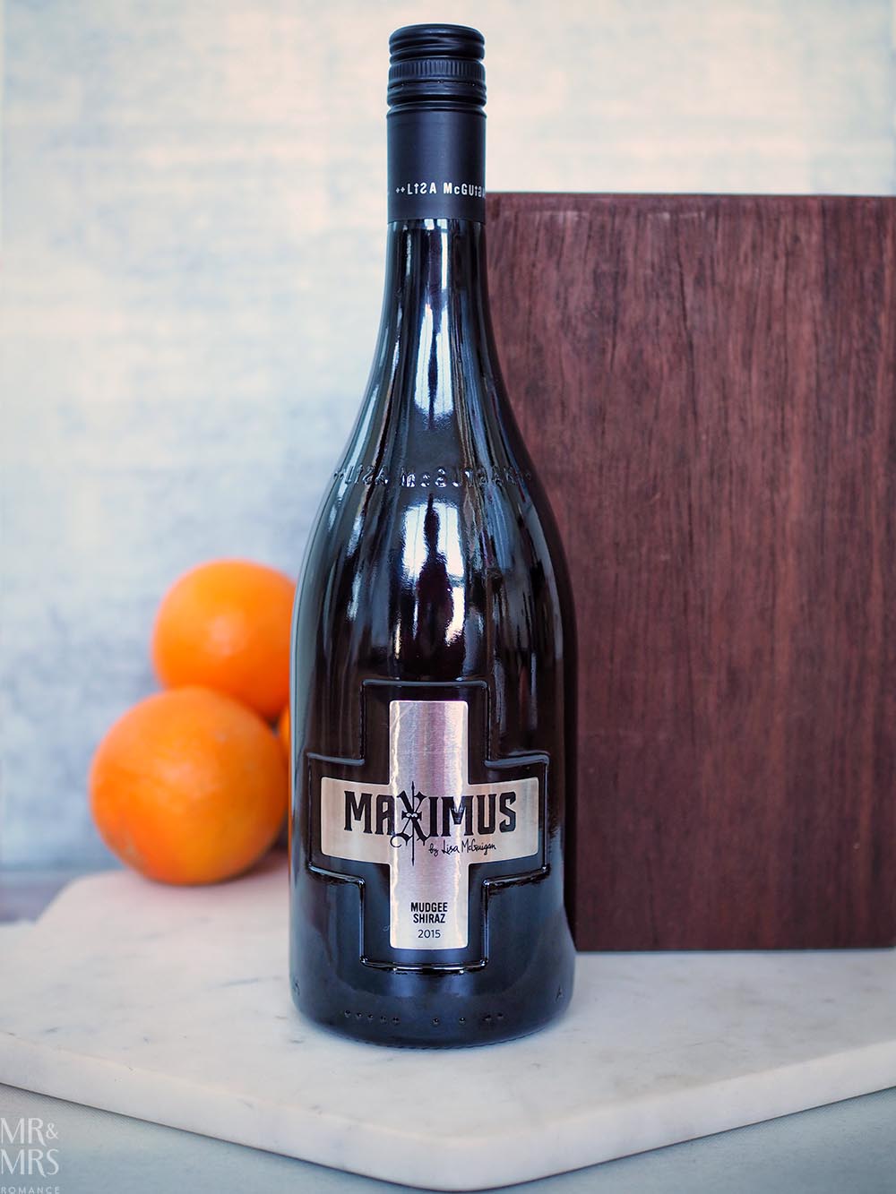 Winter wine - Lisa McGuigan Maximus Shiraz