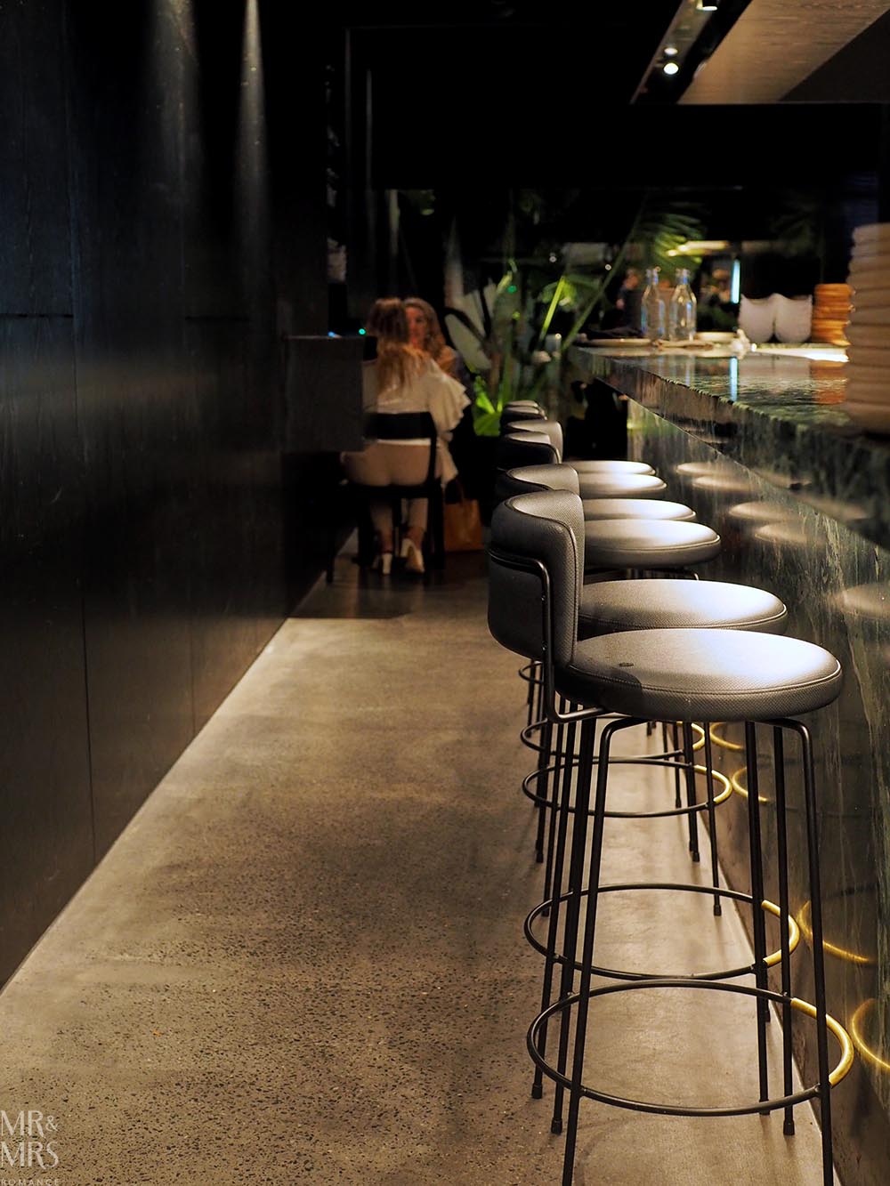 Essa Restaurant, Brisbane - furniture at the bar