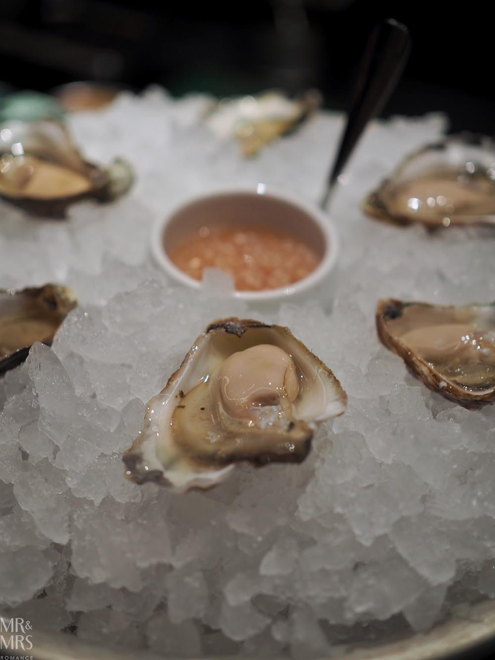 Essa Restaurant, Brisbane - Sydney rock oysters