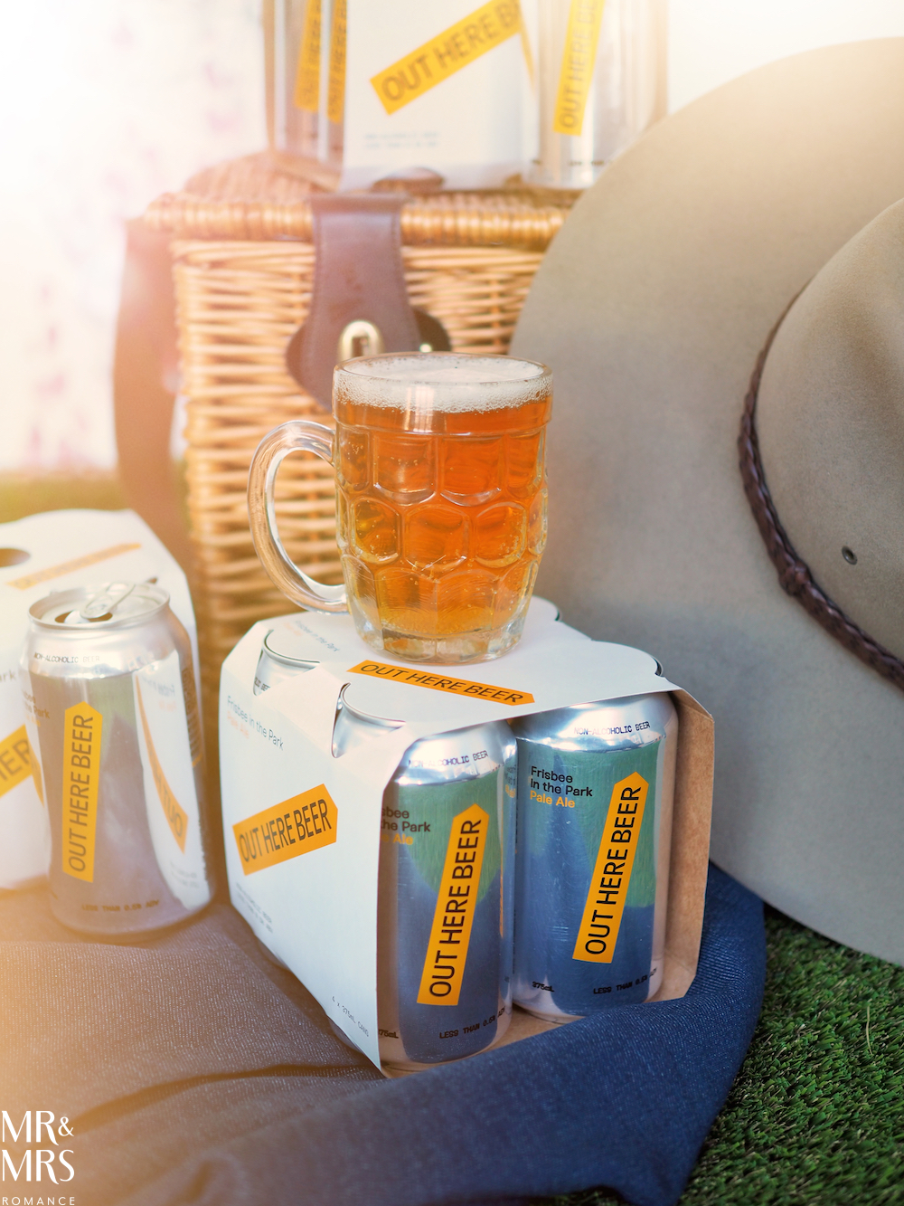 Craftzero alcohol free drinks - Out Here Beer Frisbee in the Park 0% Pale Ale