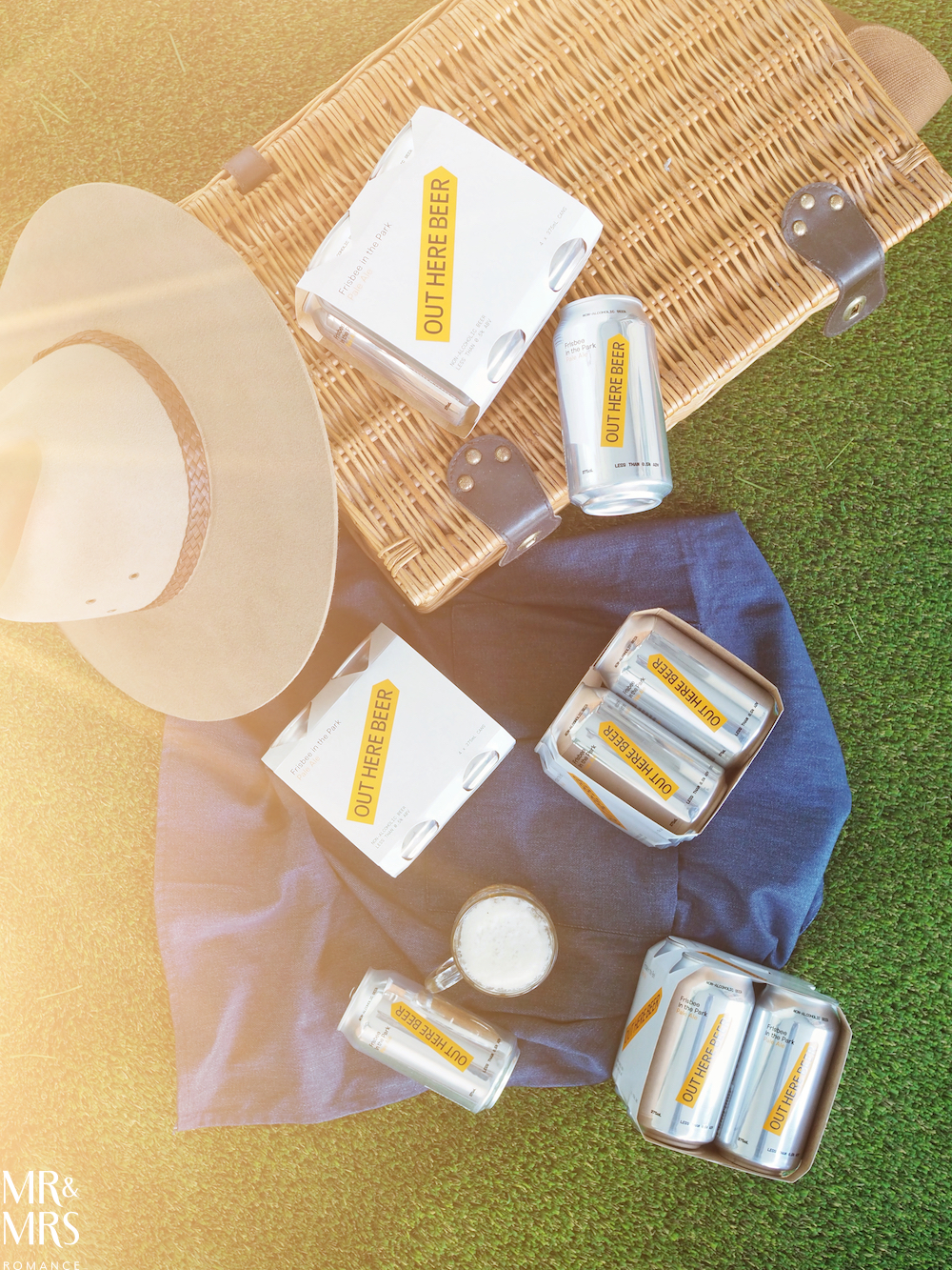 Craftzero alcohol free drinks - Out Here Beer Frisbee in the Park 0% Pale Ale